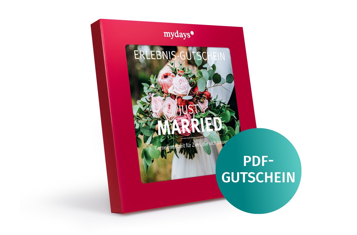 Geschenkbox Just Married als PDF