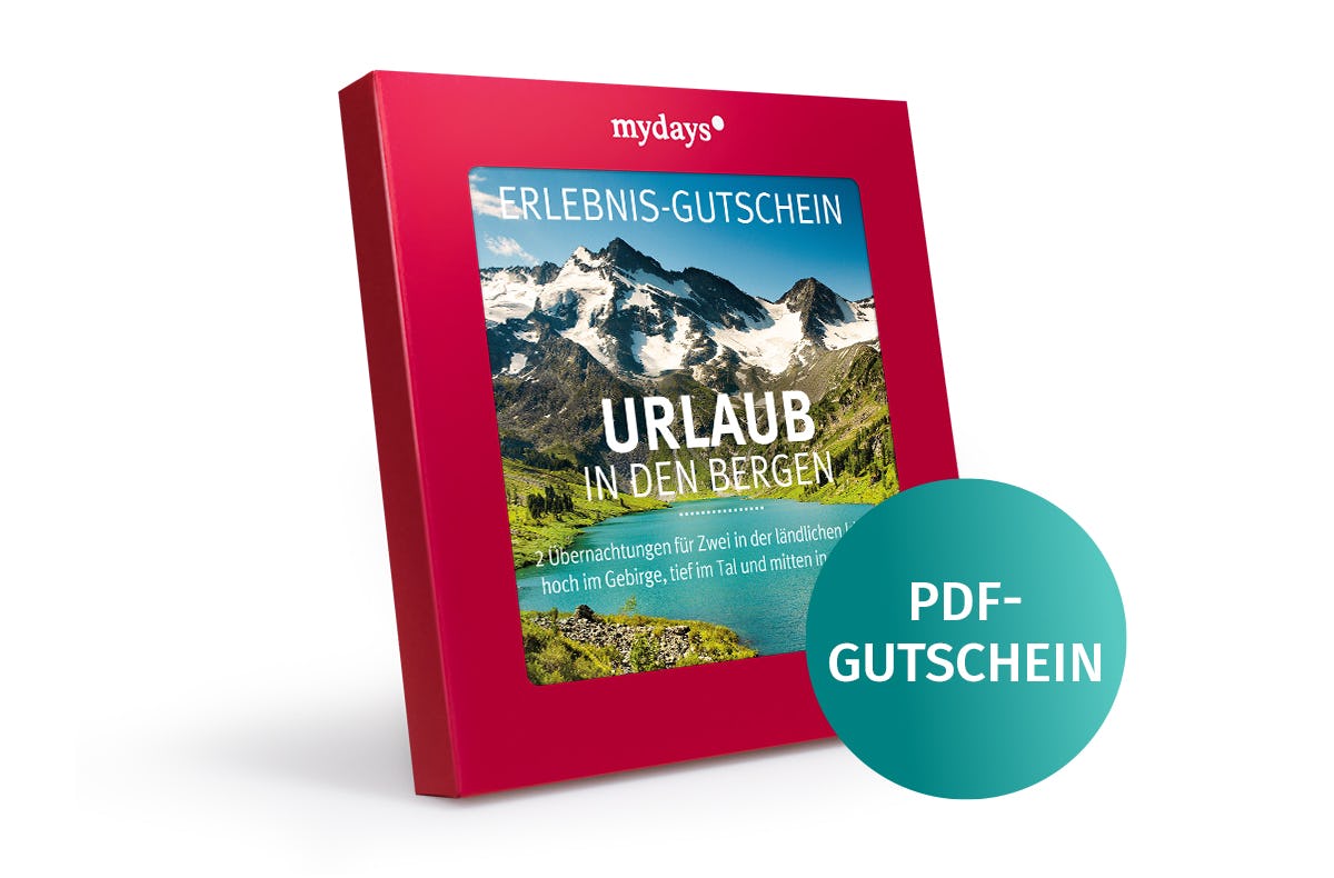 Geschenkbox Urlaub in den Bergen als PDF