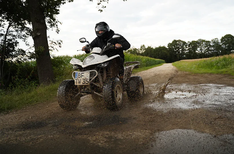 Quad Winter-Tour Rheine
