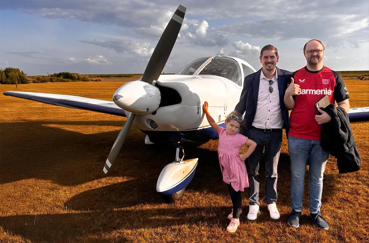 Rundflug im Ultraleichtflugzeug Würselen (30 Min.) - 1