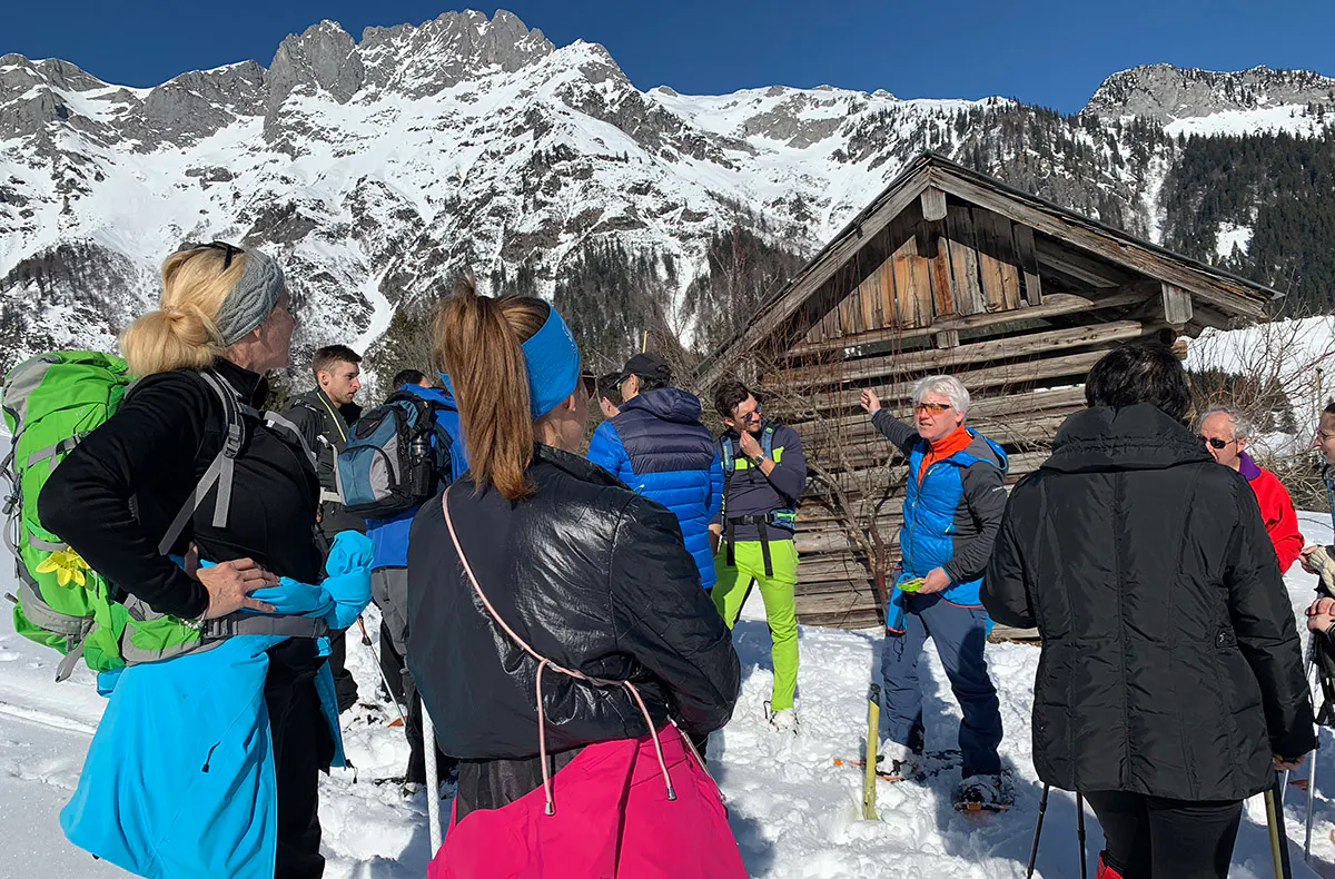 Schneeschuh wandern Lungötz im Lammertal - 5