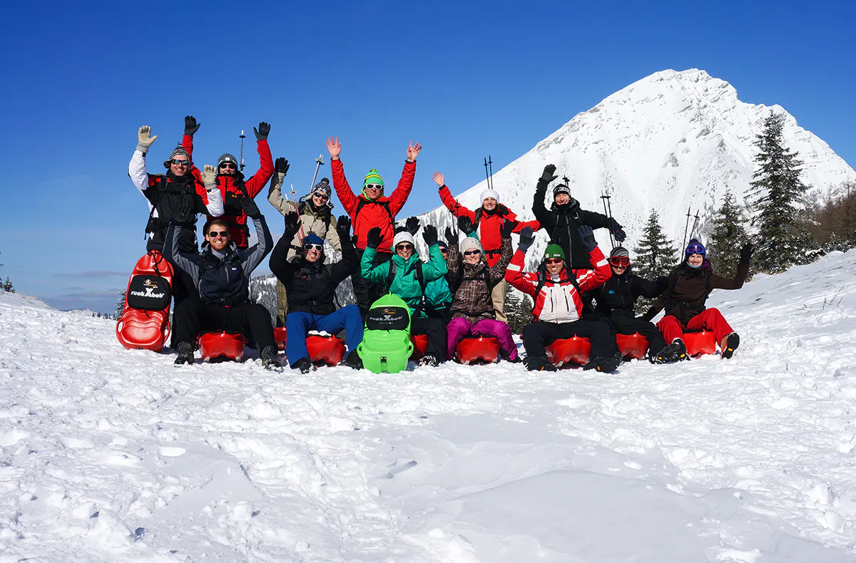 Schneeschuhtour u. Bobfahrt Grünau im Almtal - 5