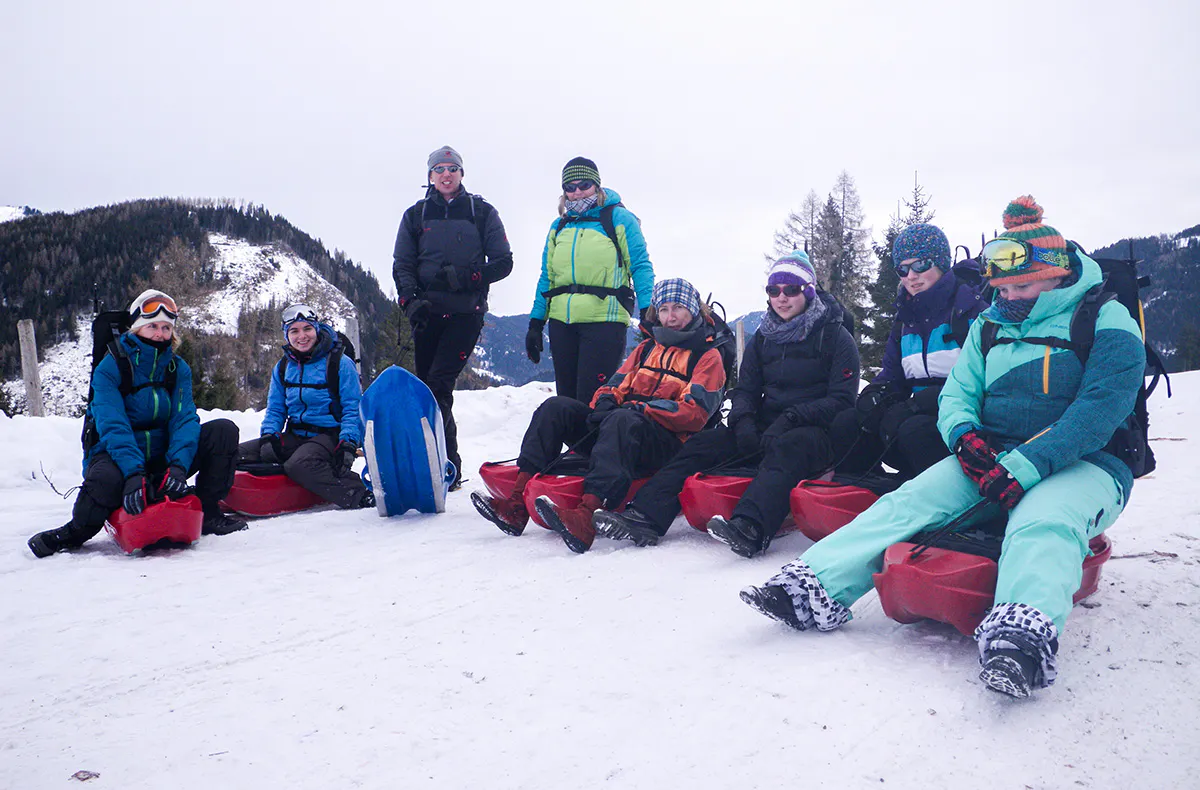 Schneeschuhtour u. Bobfahrt Teichalm - 5