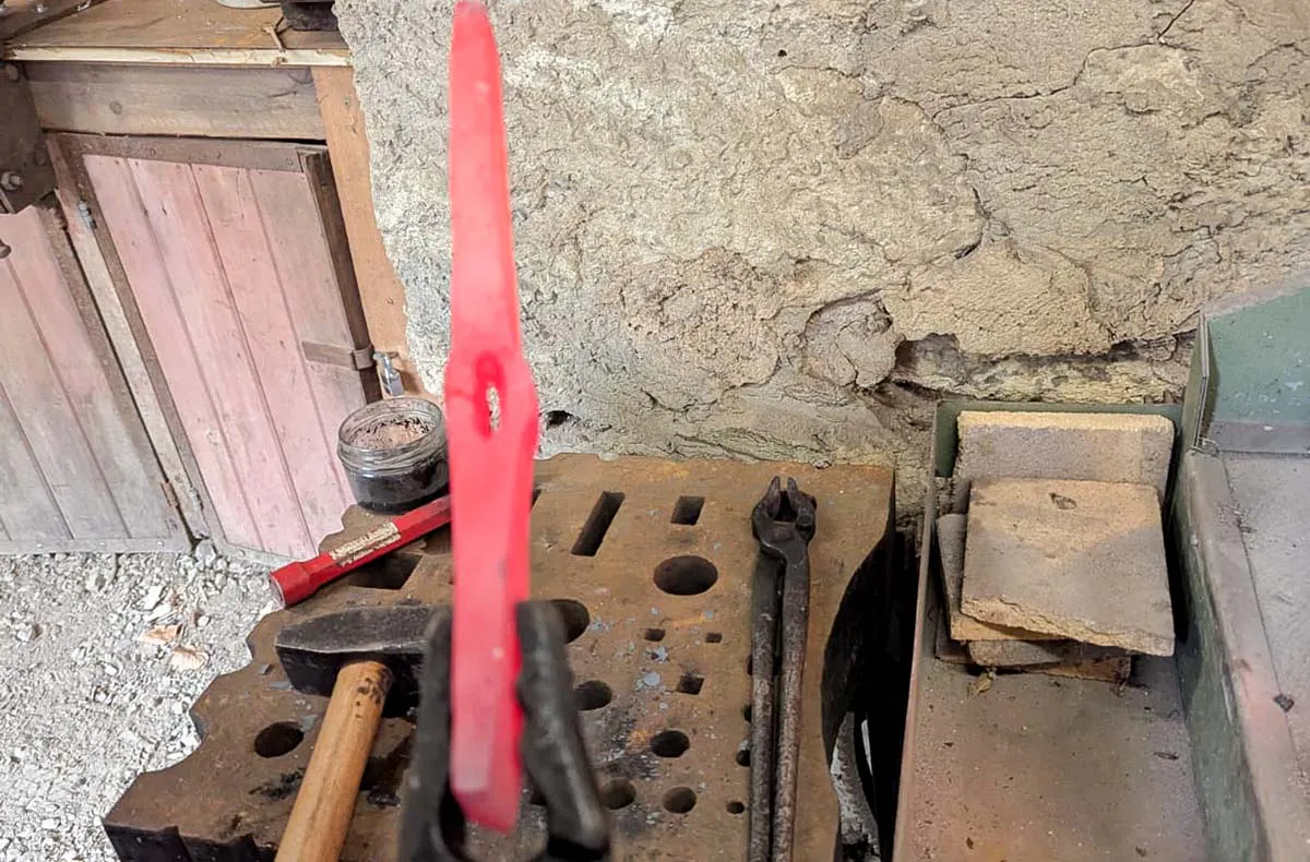 Schwert schmieden auf Burg Brandenstein Schlüchtern - 6
