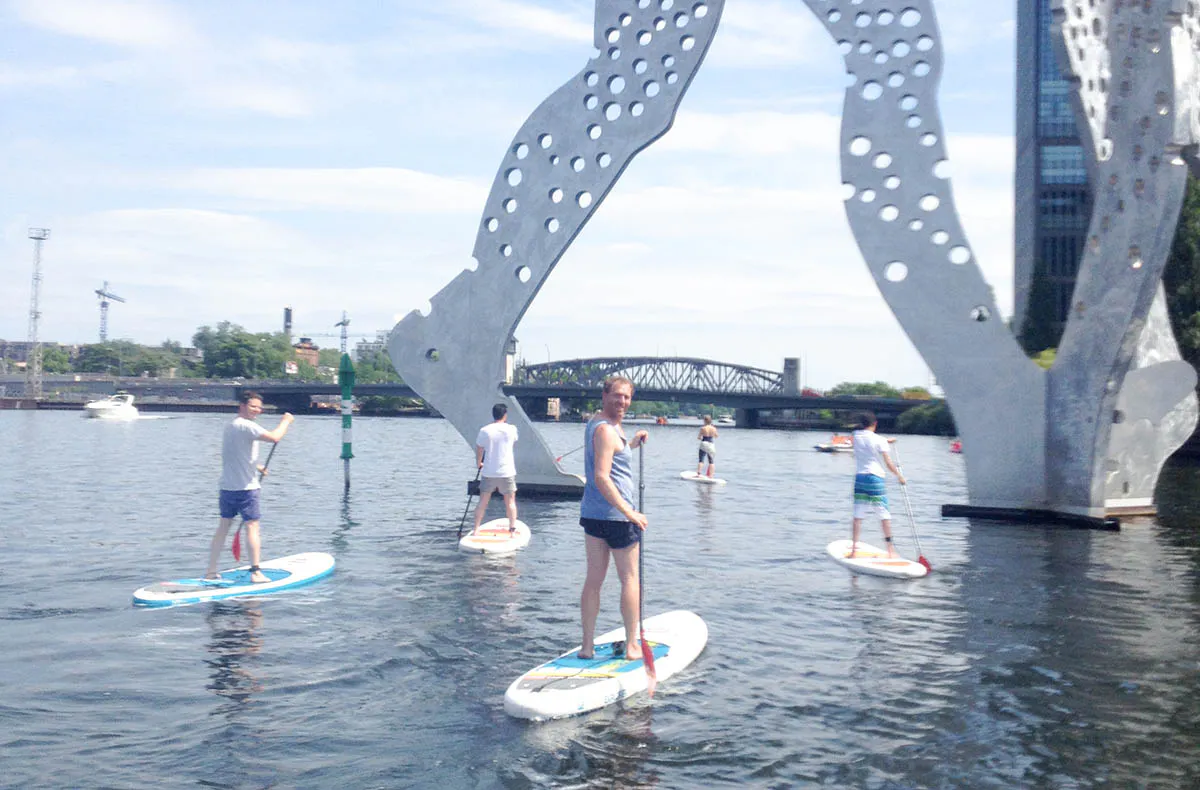 Stand up paddling Einsteigerkurs Berlin