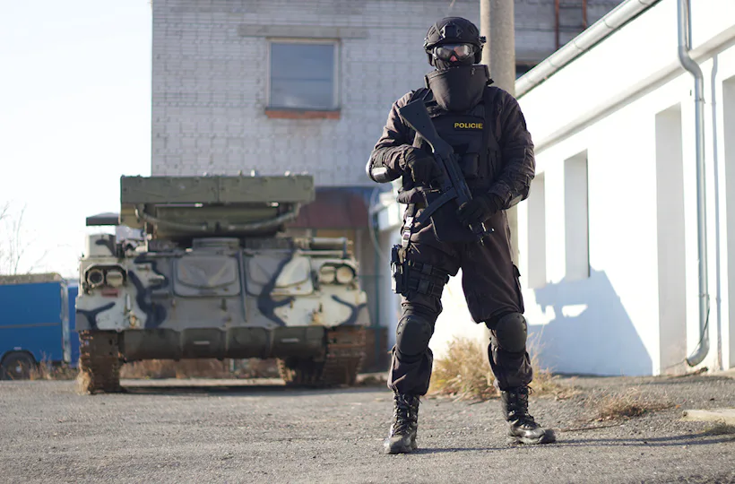 SWAT Training Prag