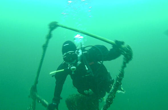 Tauchen im See Menden