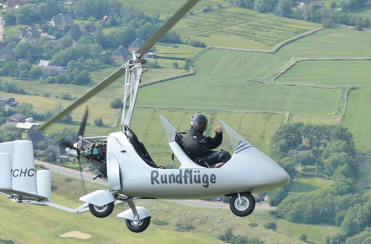 Tragschrauber Rundflug Heide/Büsum (30 Min.) - 2