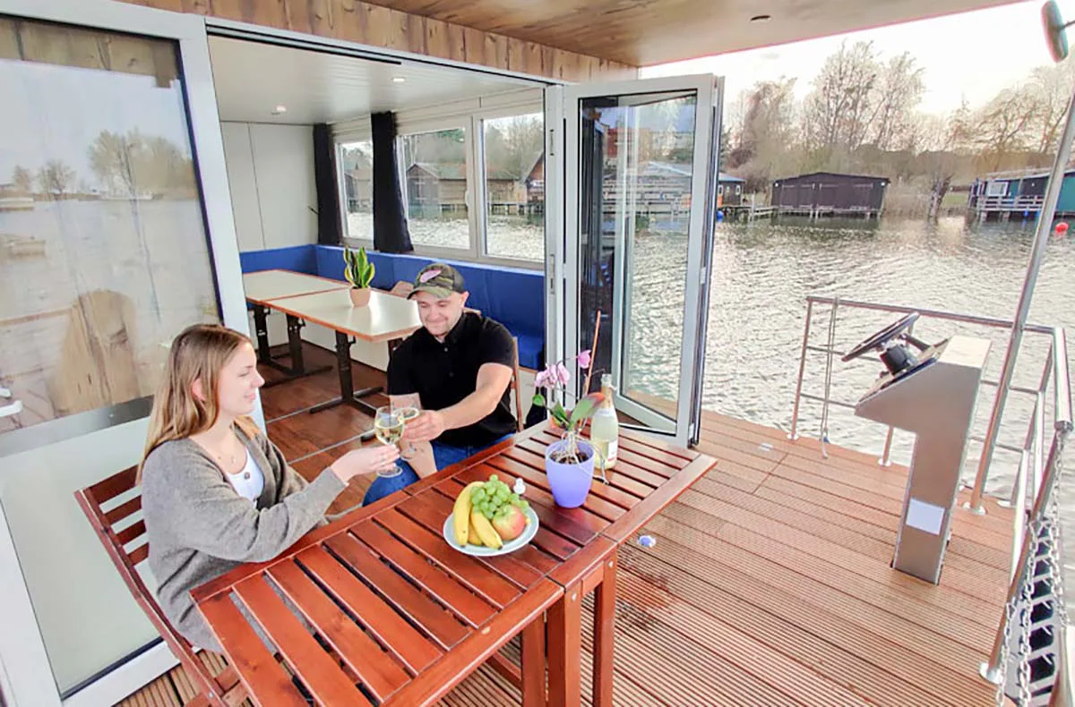 Übernachtung auf dem Hausboot mit Sauna Rechlin (3 Nächte) - 7