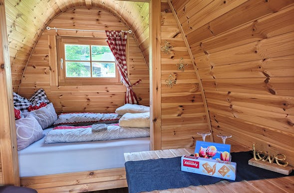 Übernachtung im Holz POD Neuhaus für 2 (1 Nacht)