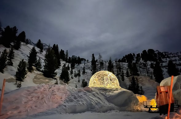 Übernachtung im Kristall Iglu Ötz für 2 (1 Nacht)