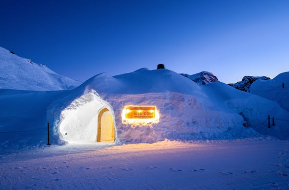 Übernachtung im Romantik-Iglu Zermatt für 2 (1 Nacht)