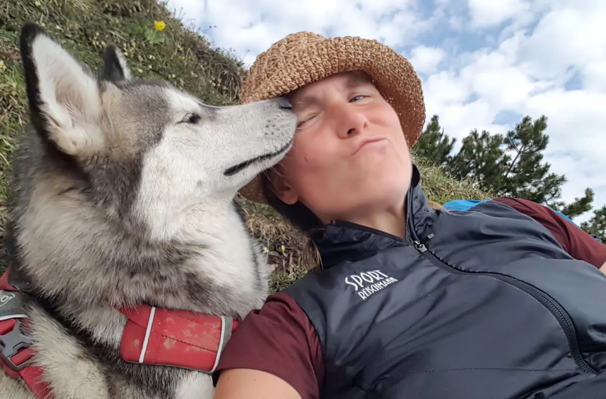 Wandern mit Huskies Füssen - 5